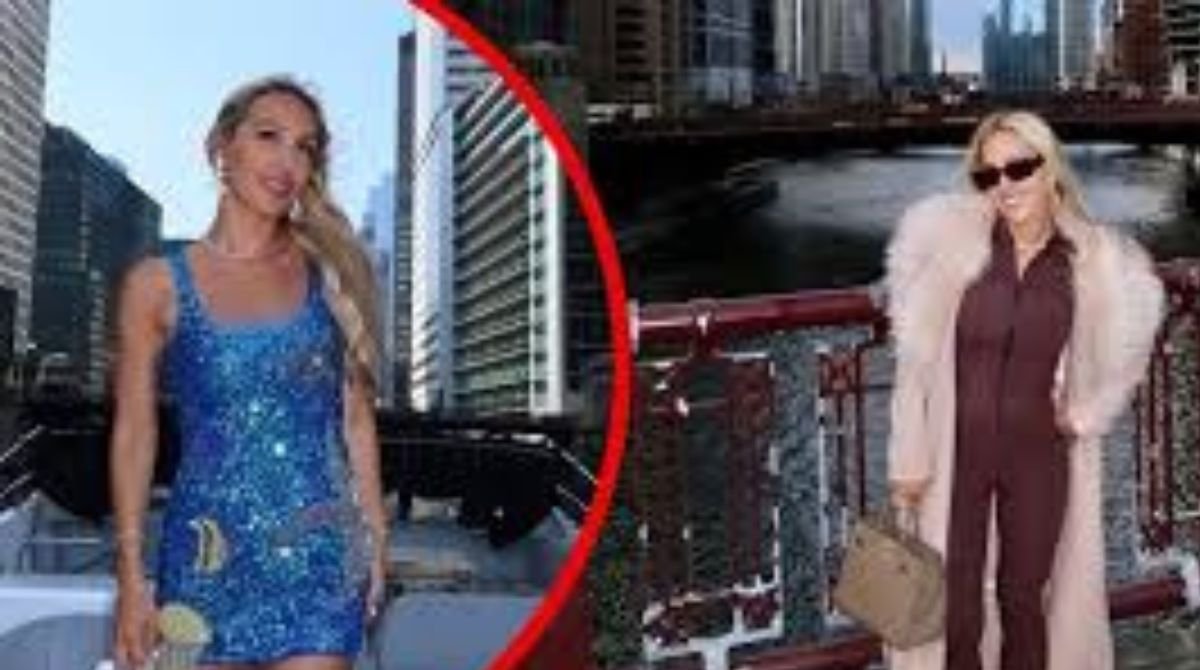 Amanda Ivanelli wearing stylish outfits in city background, Amanda Ivanelli net worth reflected through luxury fashion and lifestyle