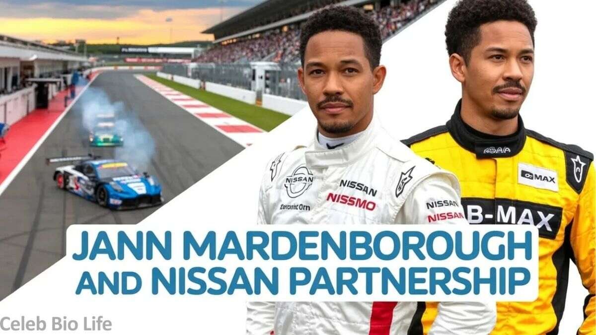 Jann Mardenborough with Nissan.