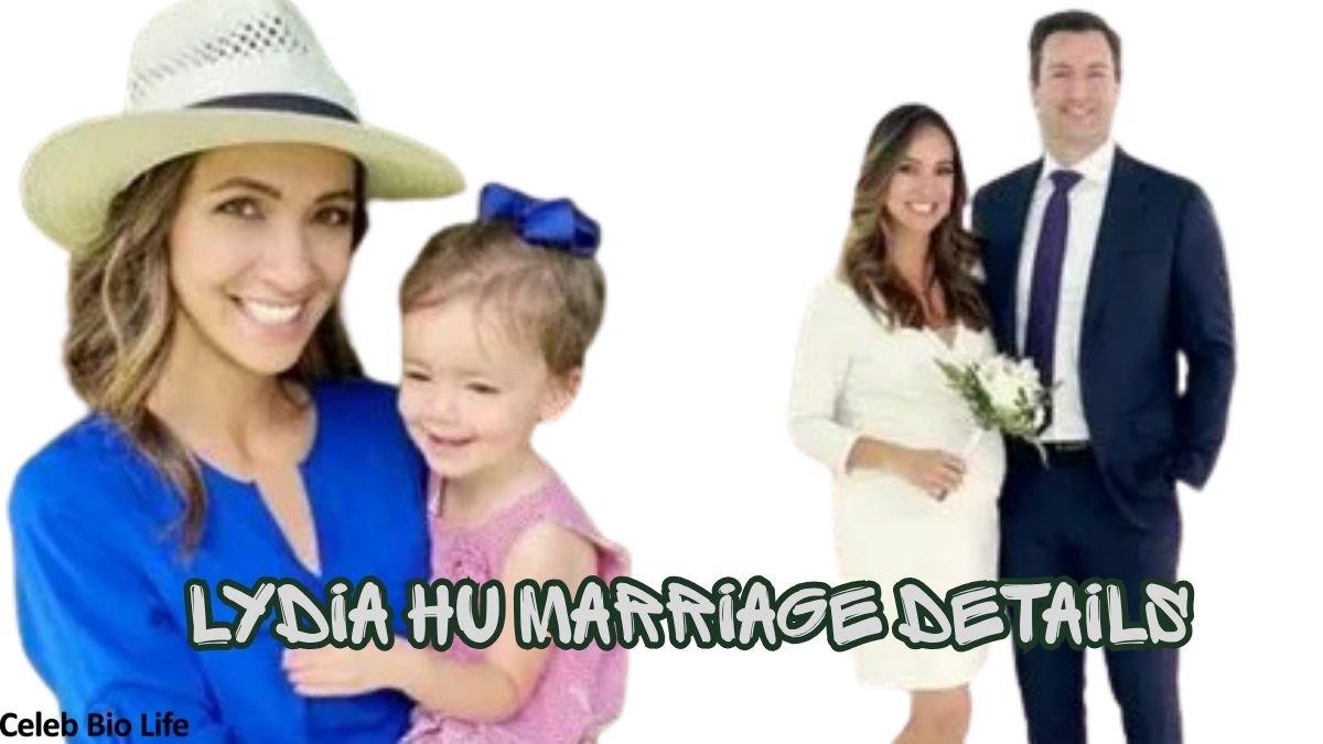 Lydia Hu with family and marriage photo