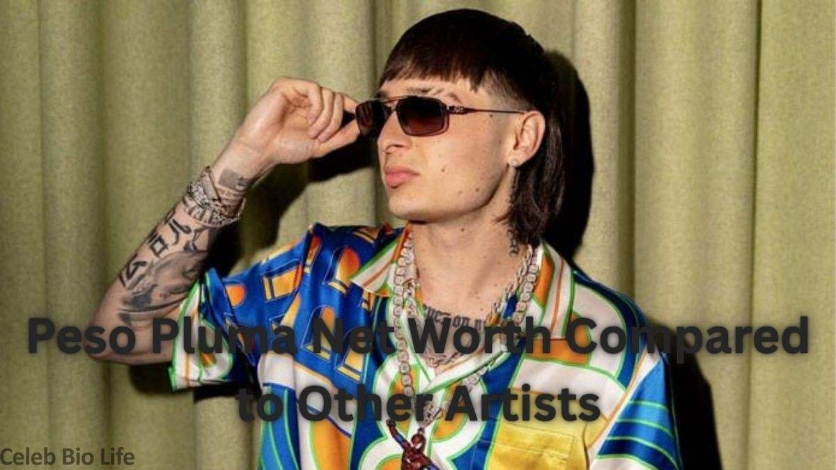 Rapper portrait with net worth text
