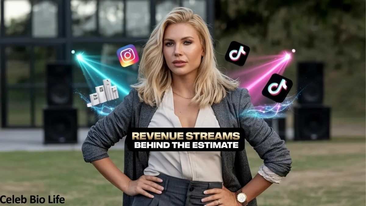 Social media revenue streams concept.