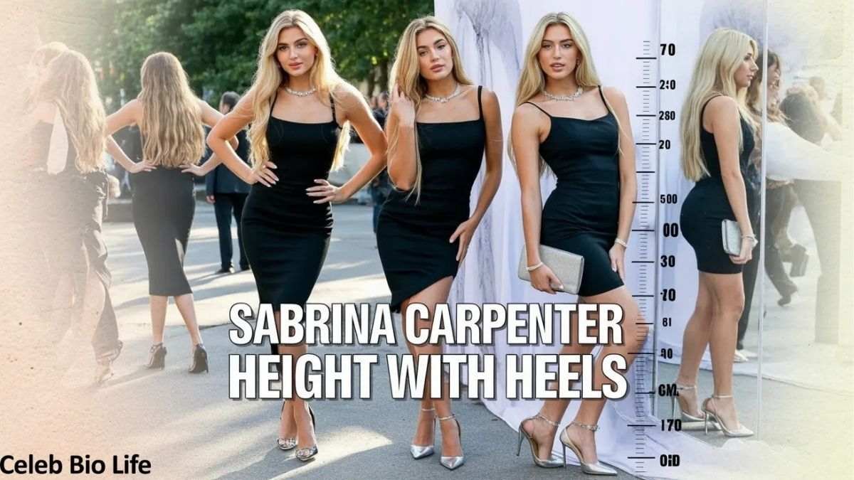 Sabrina Carpenter height in heels.