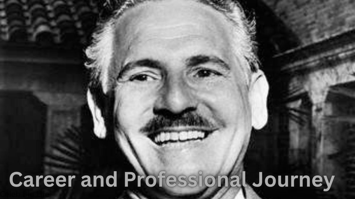 Smiling man portrait career journey banner.