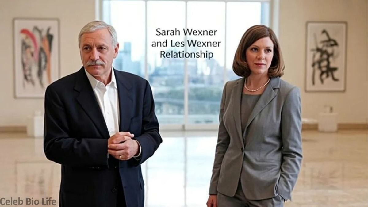 Business pair in modern gallery setting.