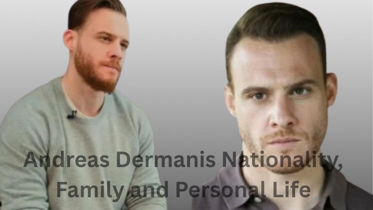 Man portraits with Andreas Dermanis text