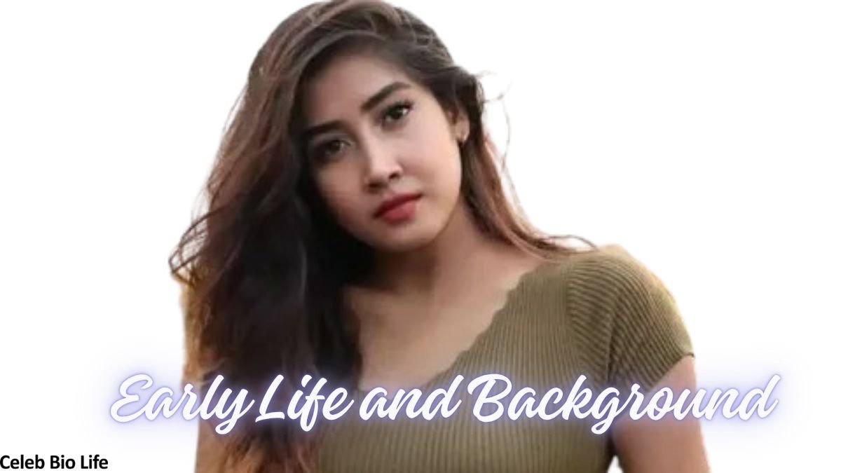Young woman portrait with text overlay
