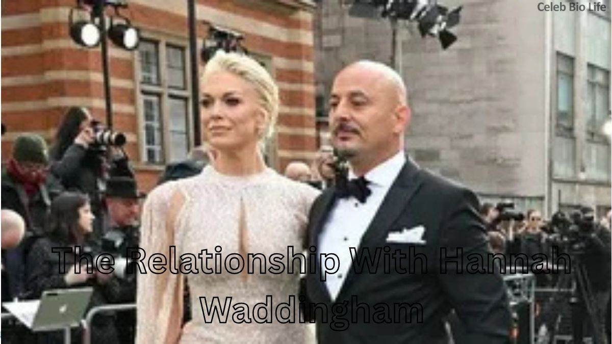 Couple posing at a red carpet event