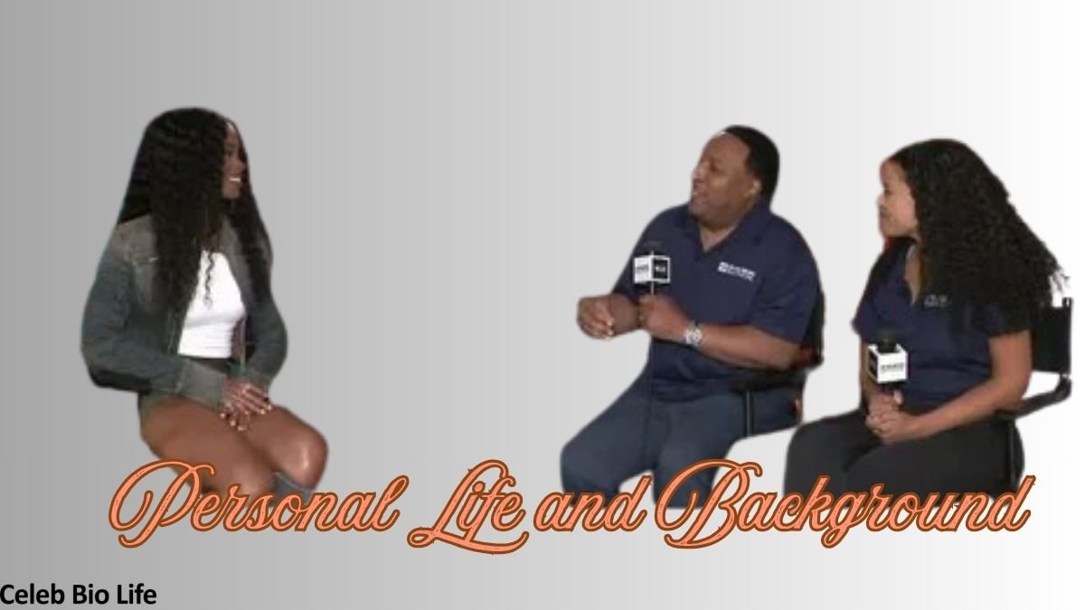 Interview panel discussing personal life