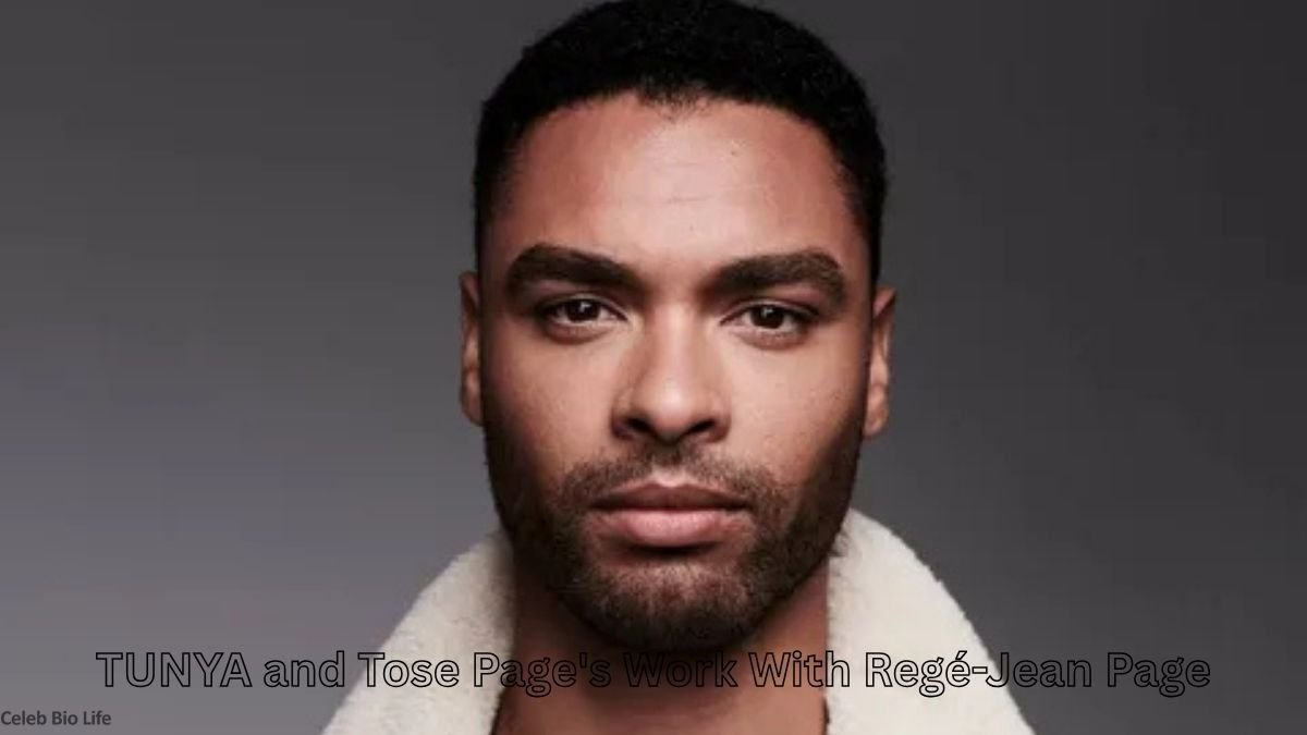 Regé-Jean Page portrait in a white coat