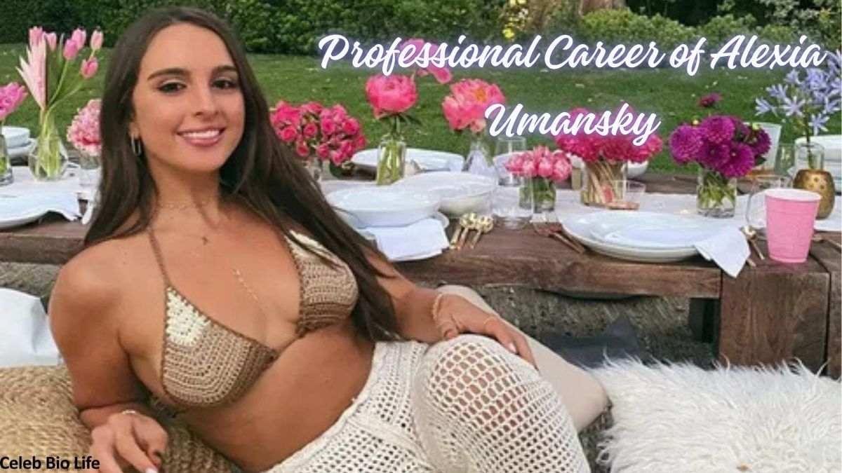 Alexia Umansky at Outdoor Garden Event