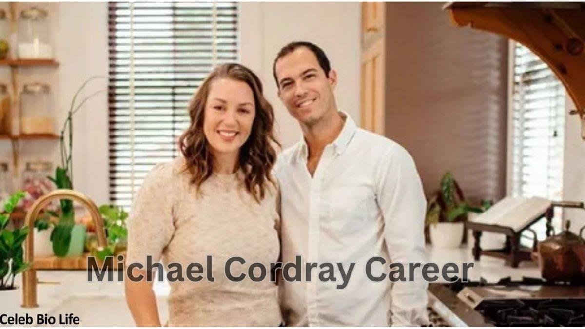 Michael Cordray with his wife at home