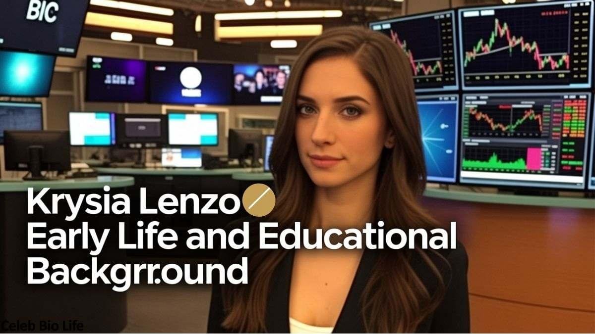 Krysia Lenzo in financial studio