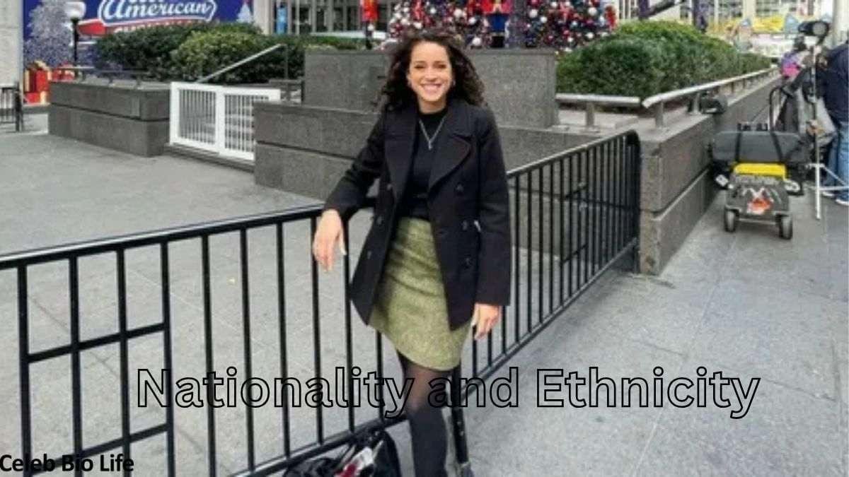 Madison Alworth posing in an outdoor plaza